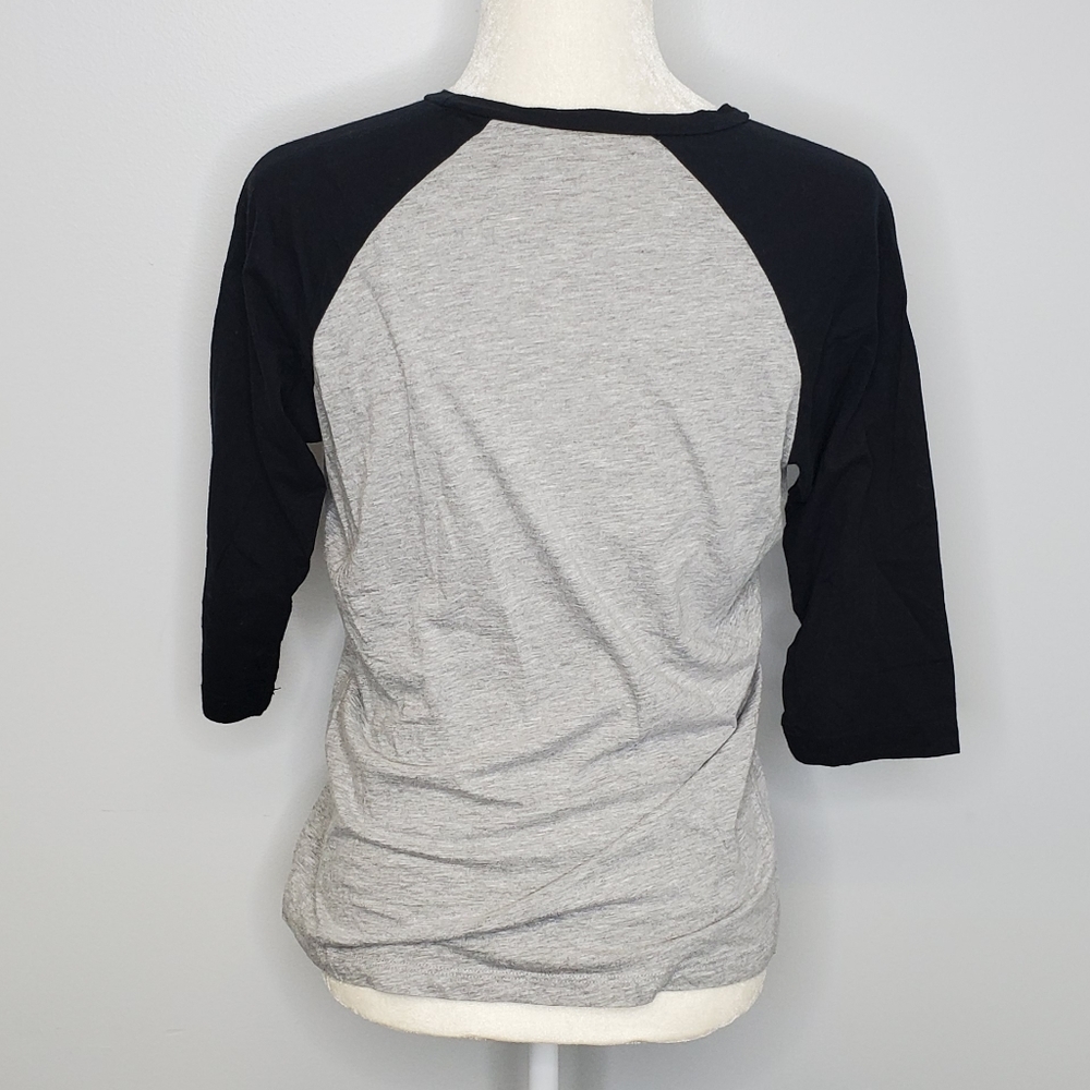 KURT COBAIN raglan baseball letter handwritten tee - Picture 4 of 6